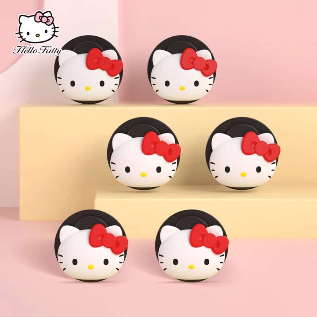 6 black hello kitty wall hanger car