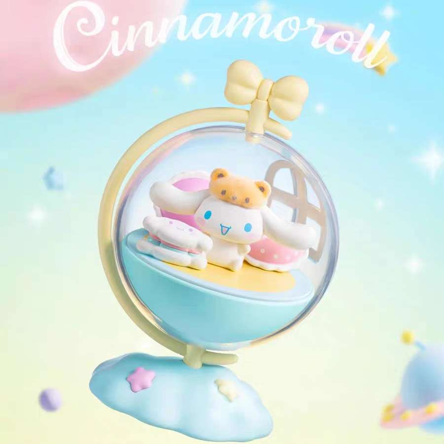 Sanrio Cinnamoroll Spinning Planet Blind Box Figures Milk Mocha Chiffon