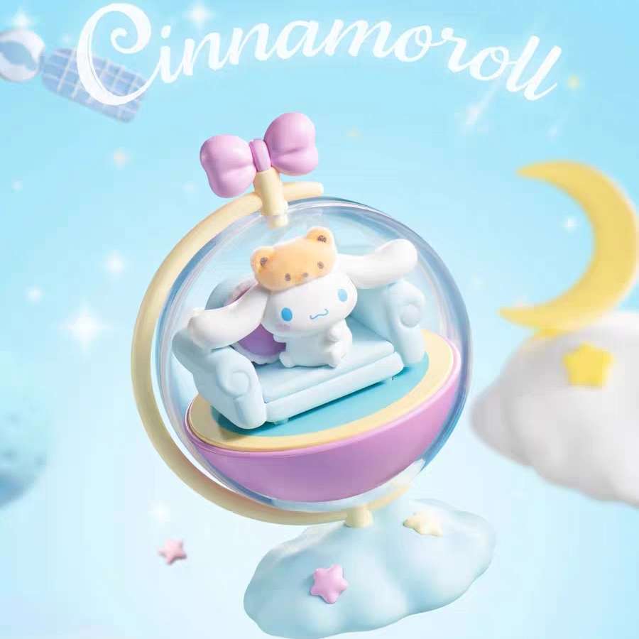 Sanrio Cinnamoroll Spinning Planet Blind Box Figures Milk Mocha Chiffon