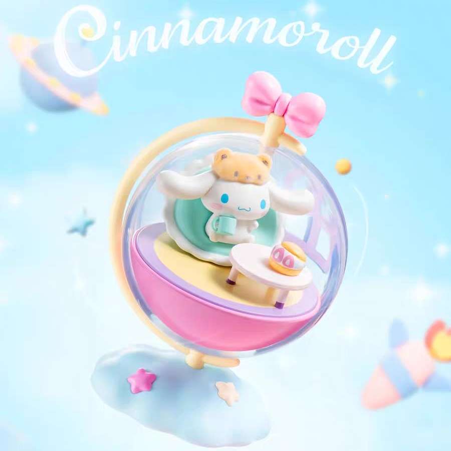 Sanrio Cinnamoroll Spinning Planet Blind Box Figures Milk Mocha Chiffon