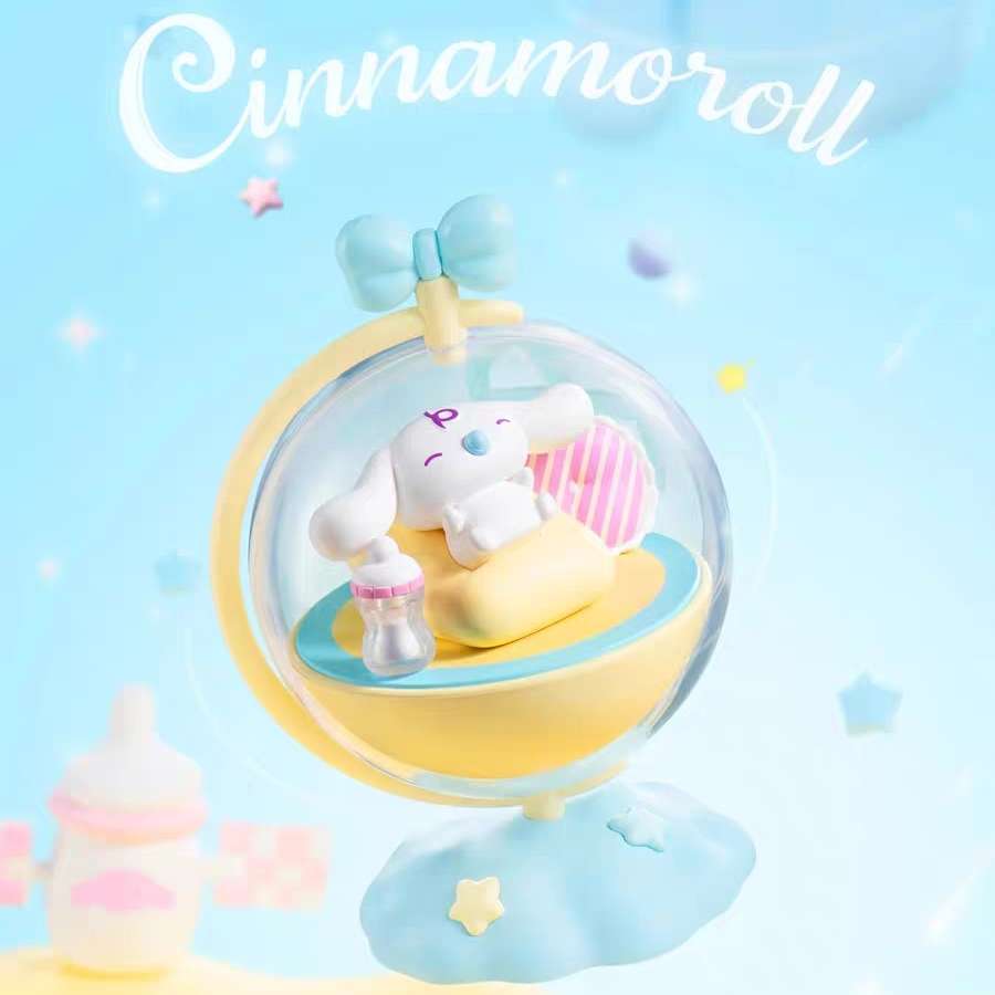 Sanrio Cinnamoroll Spinning Planet Blind Box Figures Milk Mocha Chiffon