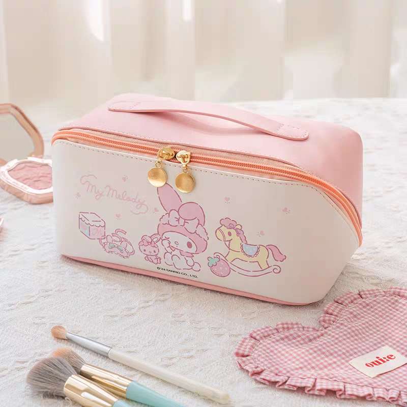 Cute my melody make up large travel bag