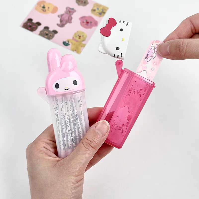 Hello kitty my melody kawaii girly makeup small organizer portable