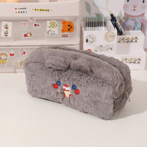 Kawaii Fluffy Pencil Bag