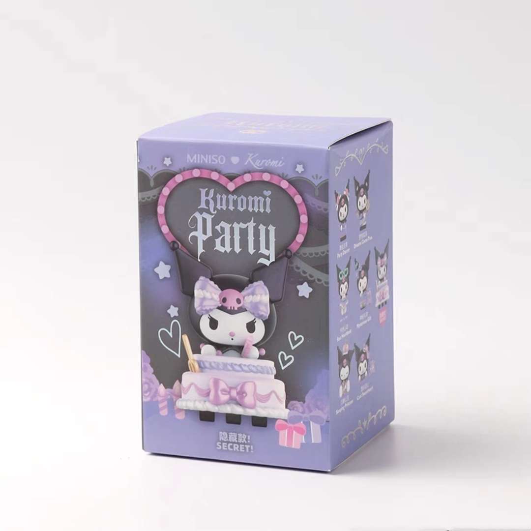 kuromi party kawaii sanrio blindbox toy figure