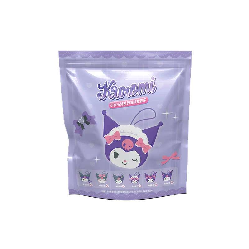 Sanrio Kuromi Plush Bag Charm Pendant Blind Box