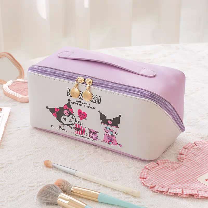 Kuromi cute make up travel bag