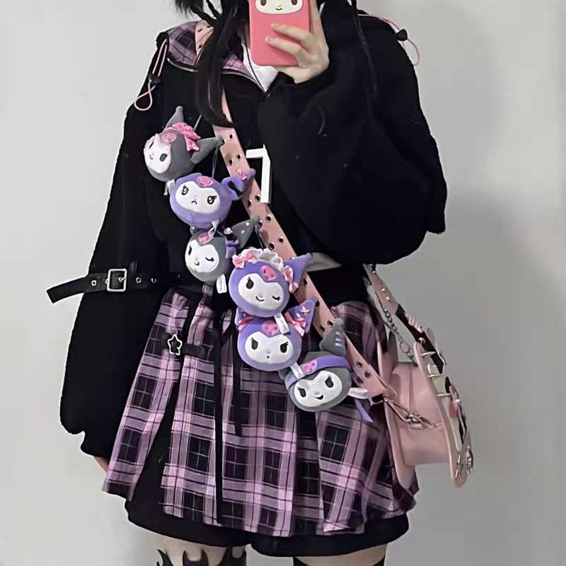 Sanrio Kuromi Plush Bag Charm Pendant Blind Box
