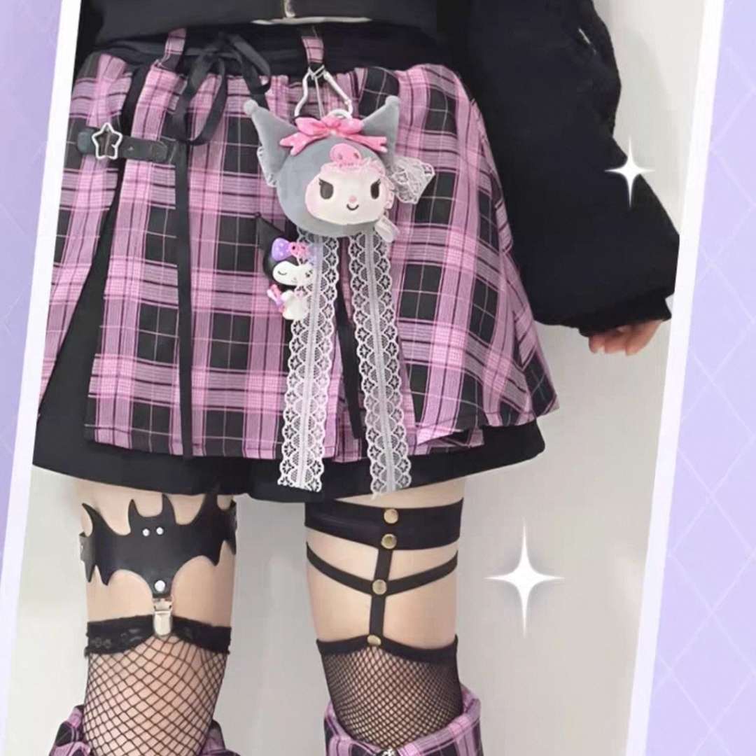 Sanrio Kuromi Plush Bag Charm Pendant Blind Box