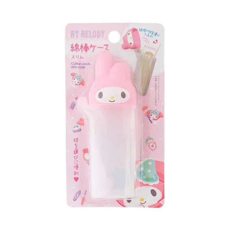 My melody cute bunny qtip travel case holder