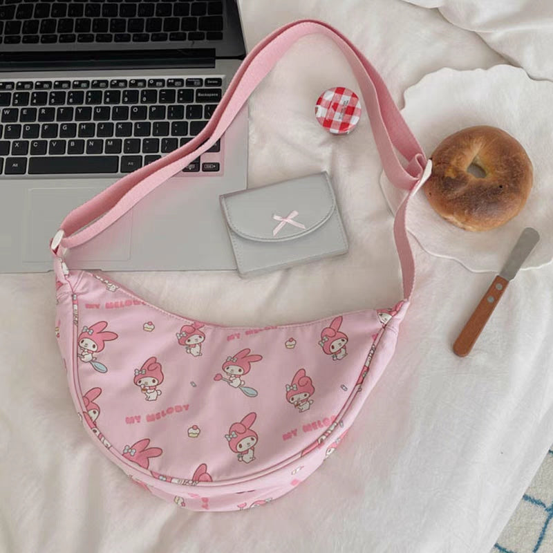 My melody pink crossbody fashion shoulder bag