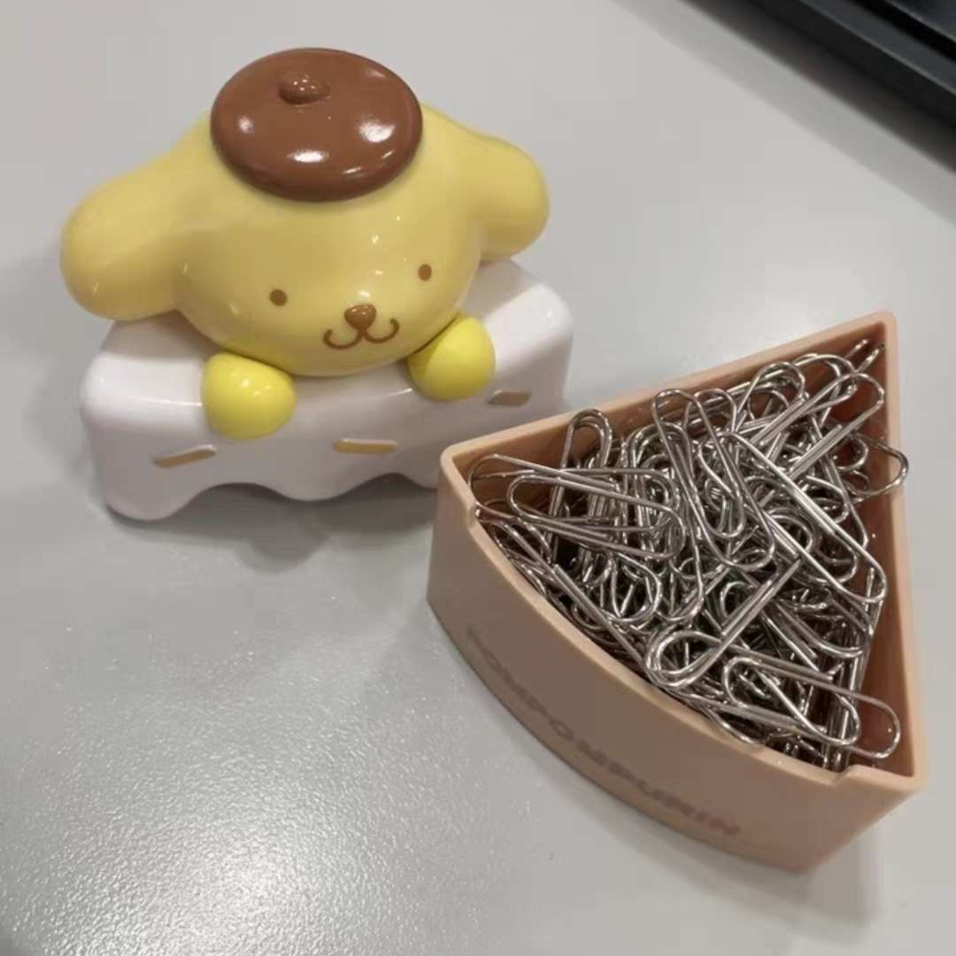 Pompompurin stationery cute paper clip box