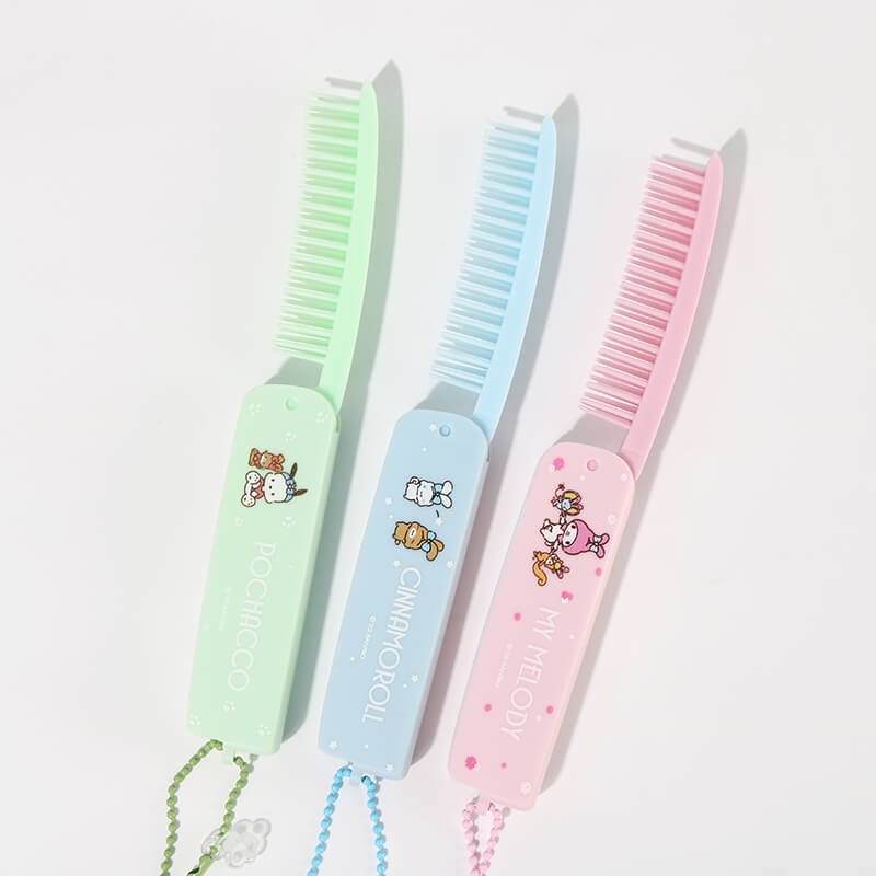 Sanrio Portable Folding Compact Pocket Hair Comb