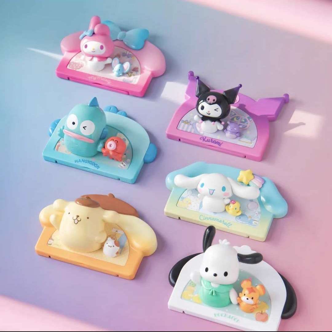 Sanrio Cartoon Refrigerator Magnets Blind Box | Hello Kitty Kuromi Cinnamoroll