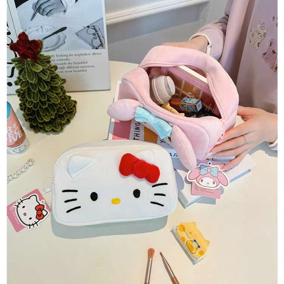 Sanrio hello kitty my melody make up bag case cosmetic