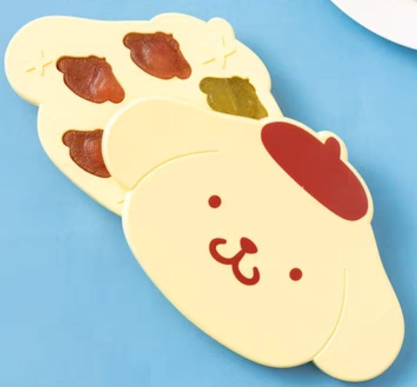 Sanrio Cinnamoroll My Melody Pompompurin Reusable Ice Cube Tray Molds