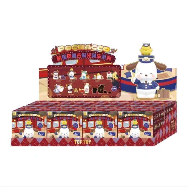 Sanrio Pochacco Time Train Blind Box Toy Figures