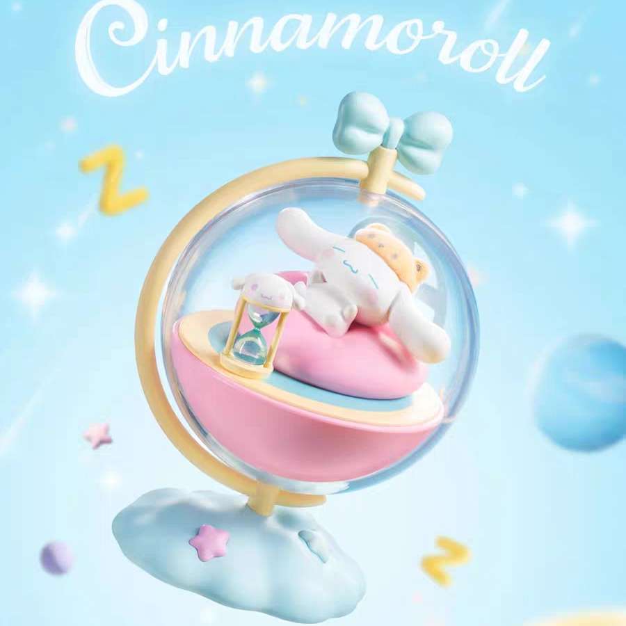 Sanrio Cinnamoroll Spinning Planet Blind Box Figures Milk Mocha Chiffon