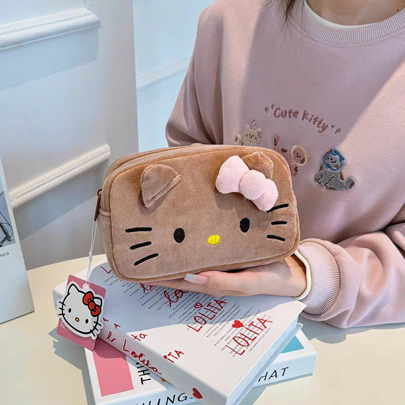 Tanned Hello Kitty Hawaii makeup bag Pouch cosmetic
