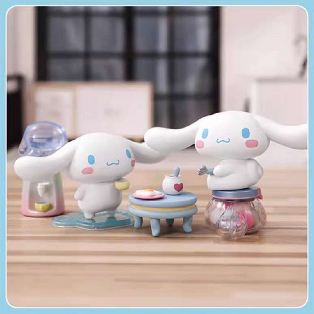 cinnamoroll afternoon tea eating cake