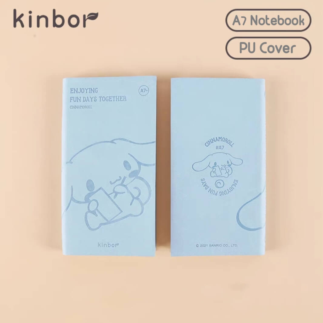 cinnamoroll faux leather notebook