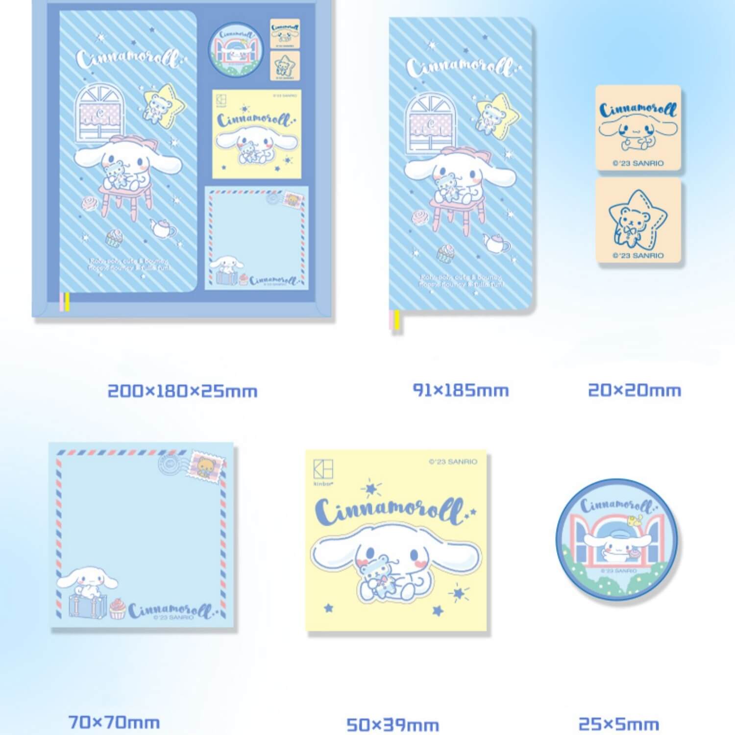 cinnamoroll happy time journal kit