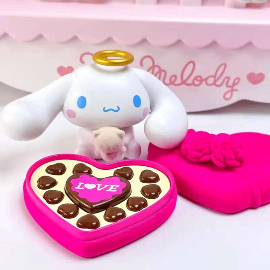 cinnamoroll heart chocolate box love valentines blind box toys