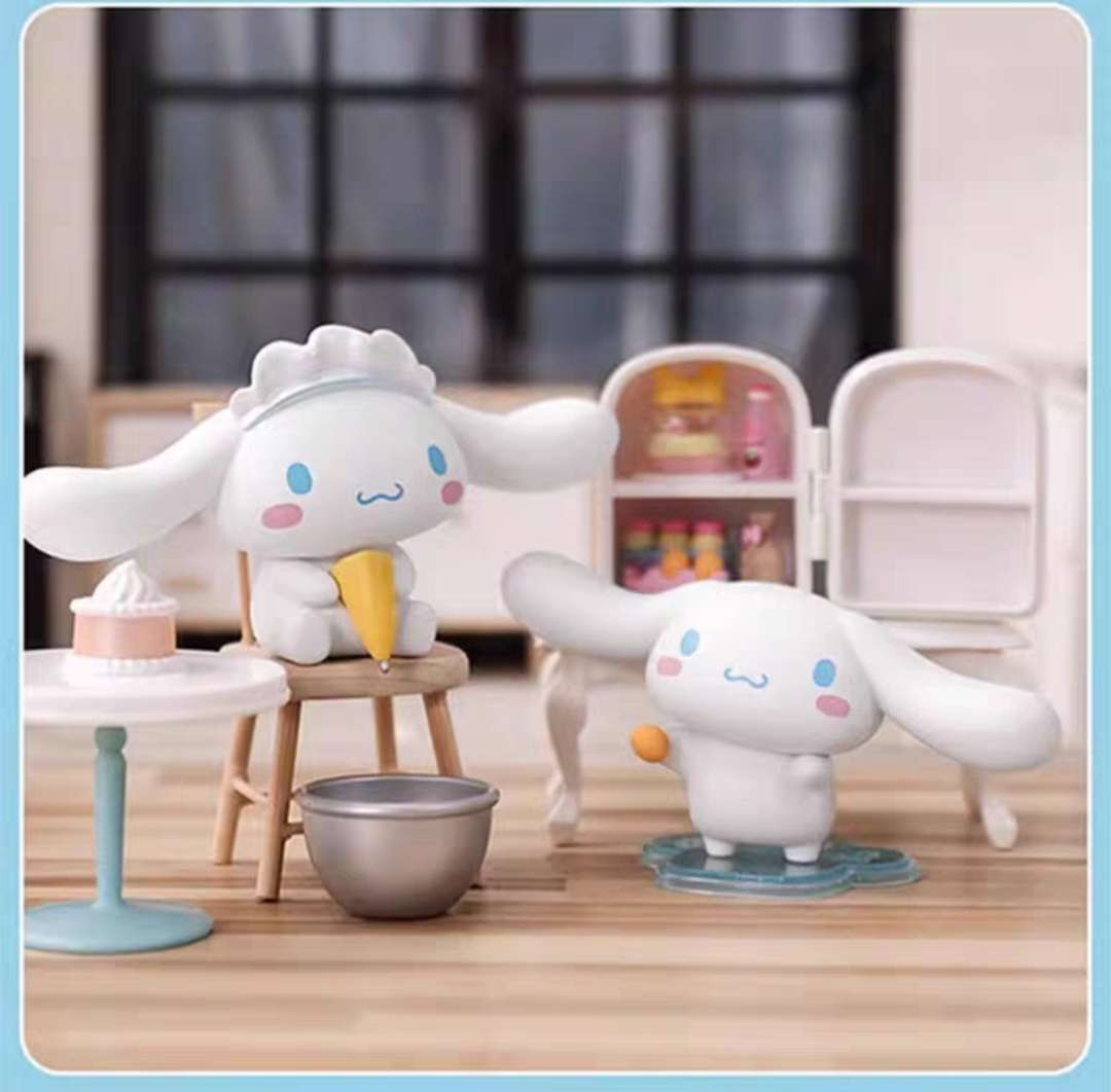cinnamoroll making cake fridge egg