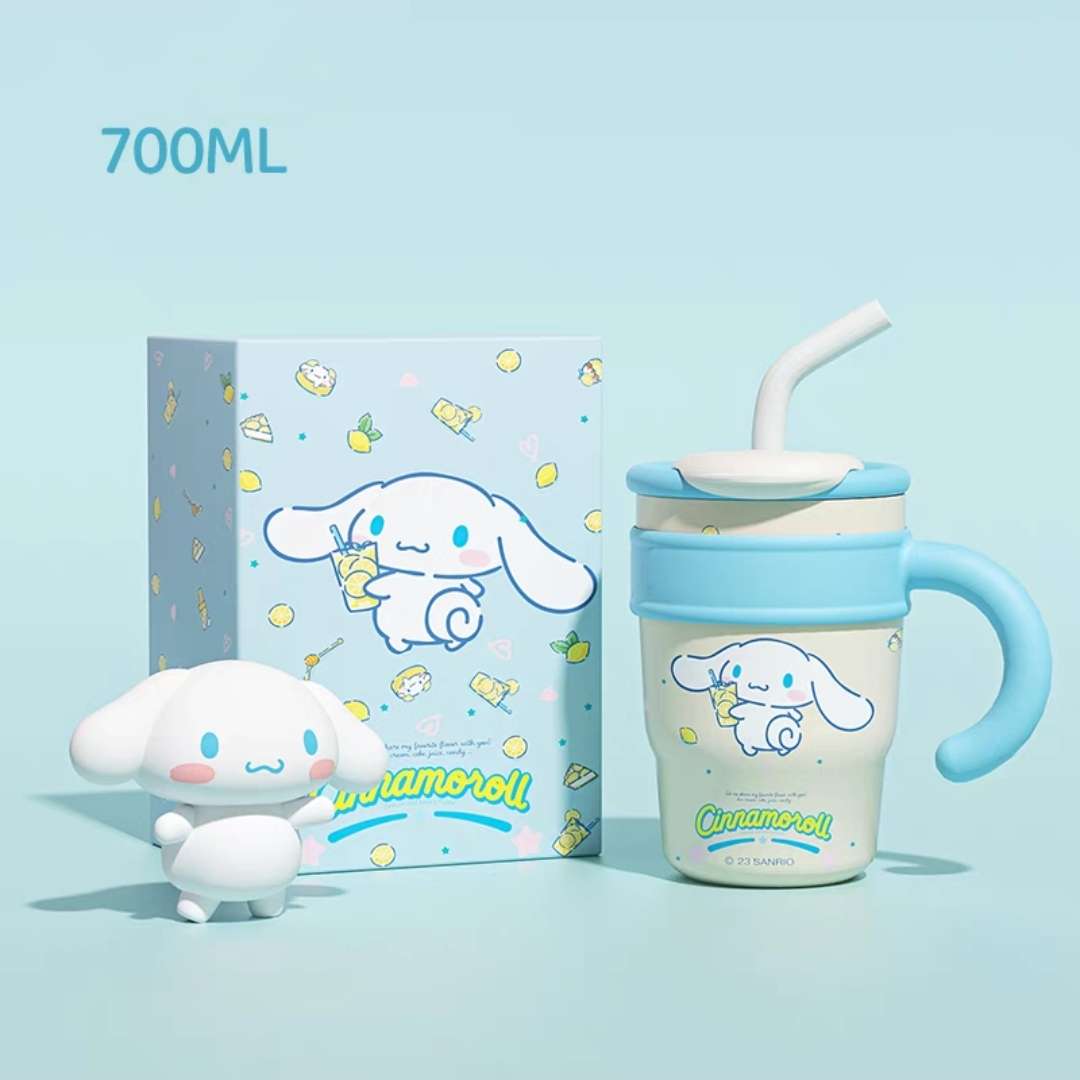 cinnamoroll summer lemon tea small tumbler 700ml cup straw