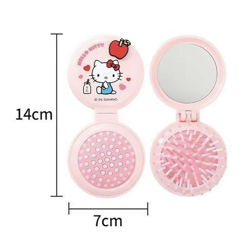 Sanrio Classic Hello Kitty Cushion Hair Brush Travel