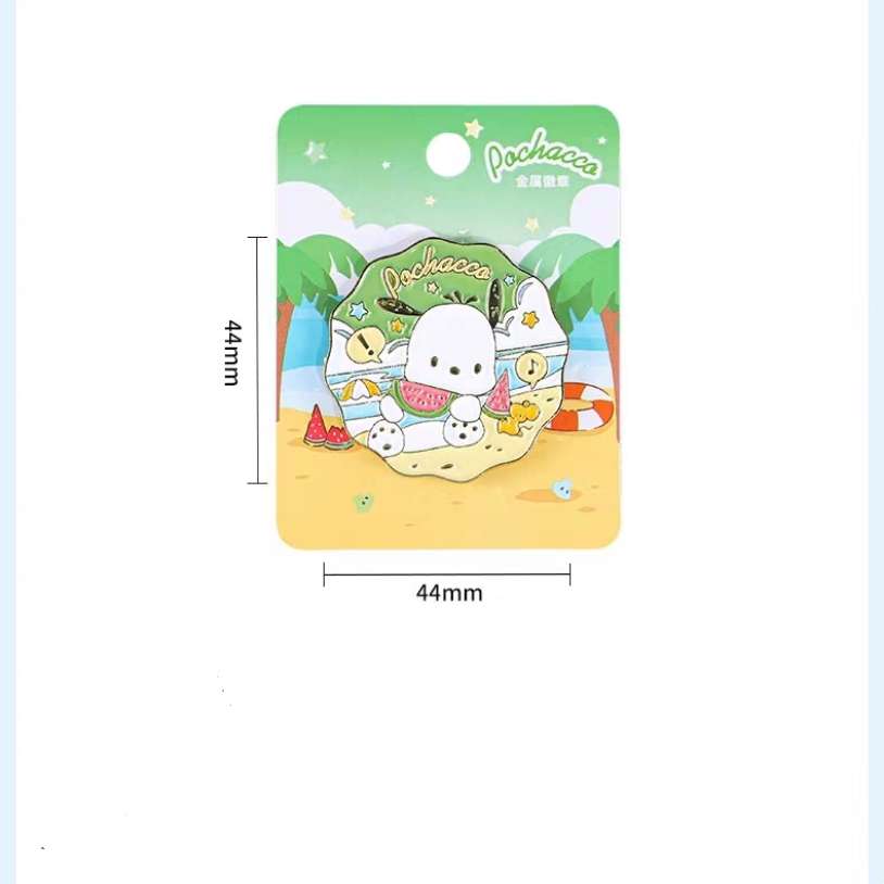 cute sanrio lapel pin summer measurements