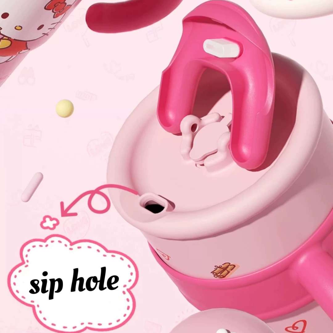 cute tumbler sanrio sip drinking hole