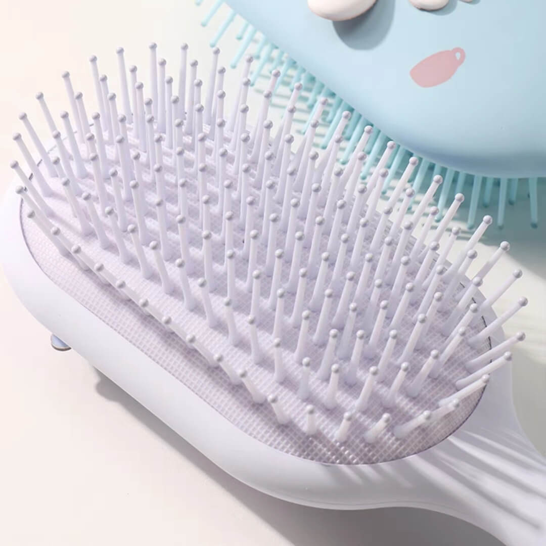 hairbrush plastic teeth