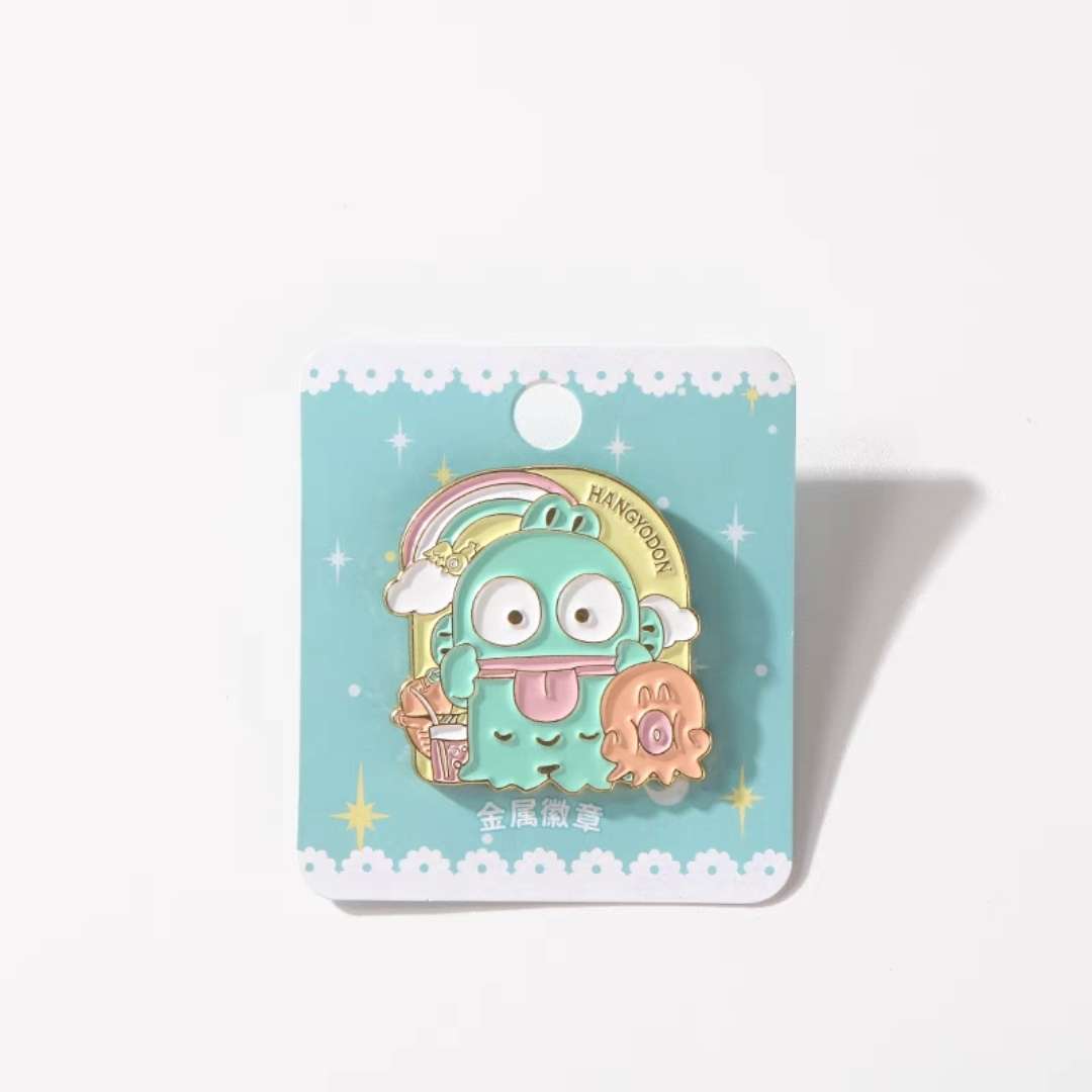 hangyodon soda lapel pin