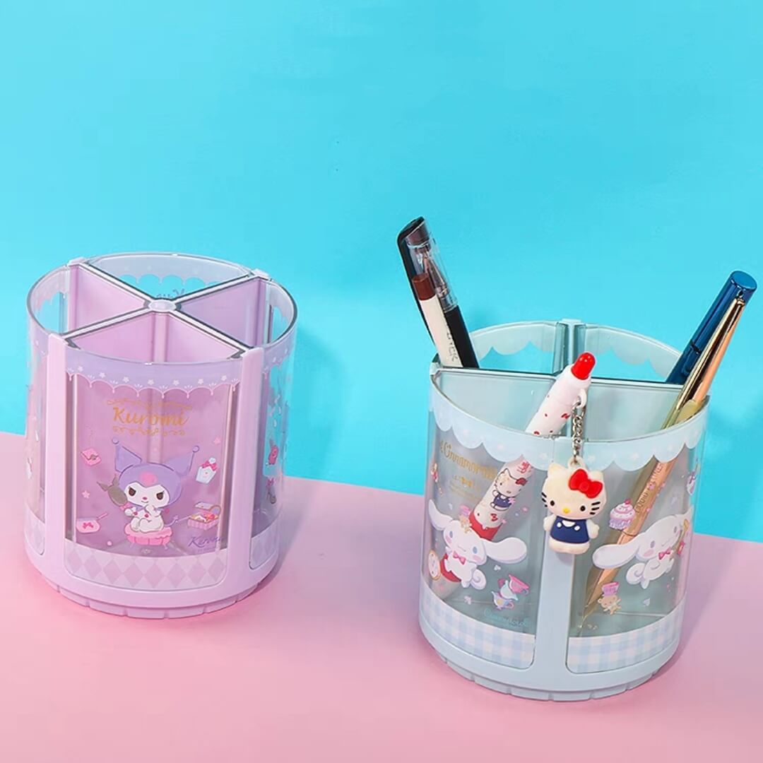 kawaii desk organizer pen stand