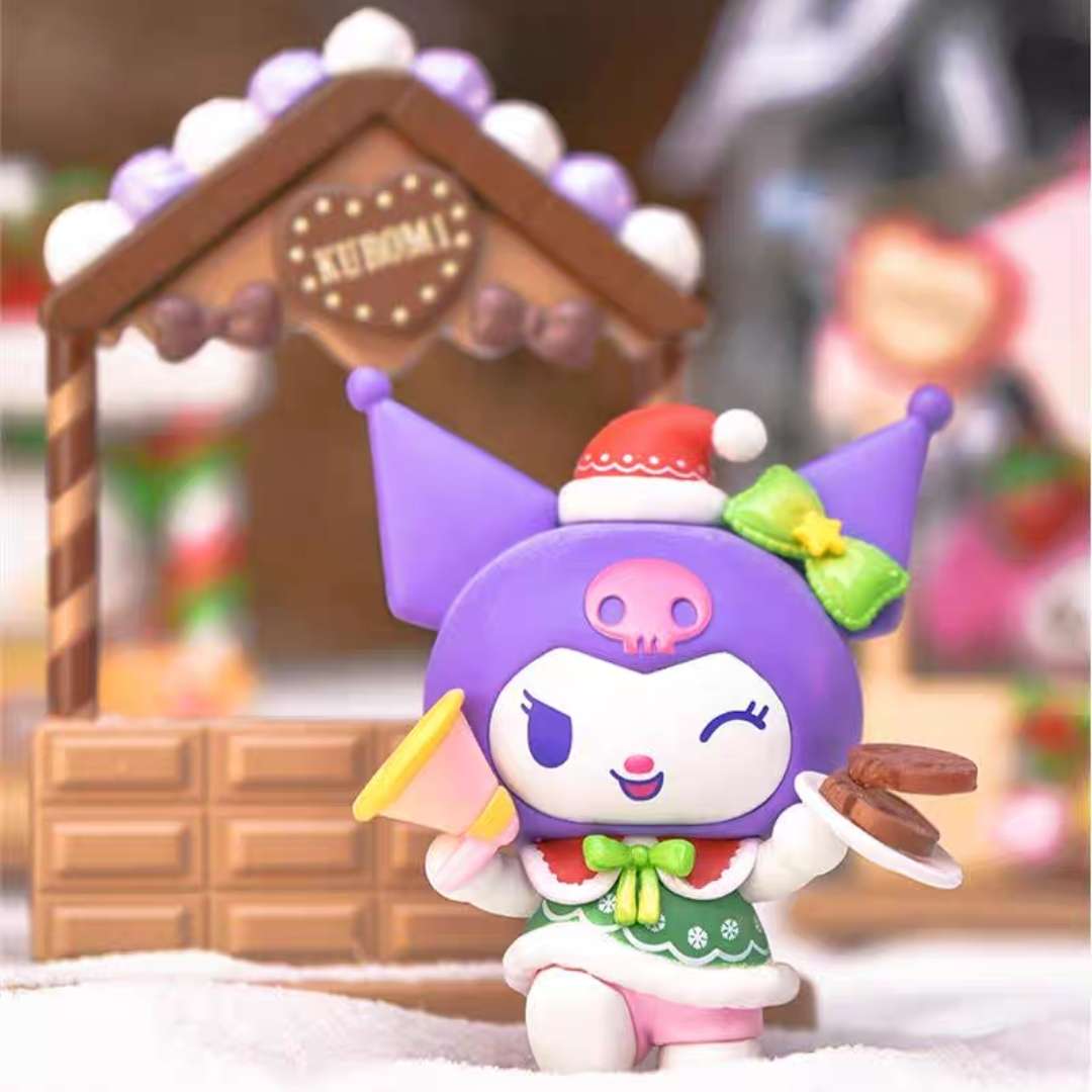 kuromi christmas market celebration blind box figure