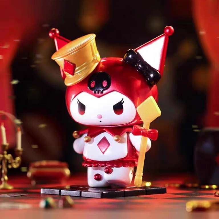 kuromi diamond poker carnival style figure