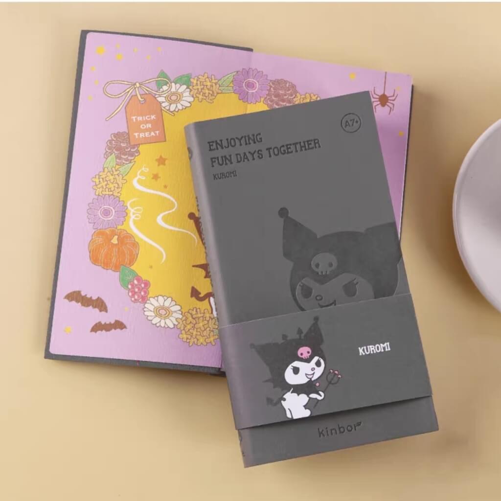 kuromi notebook inside