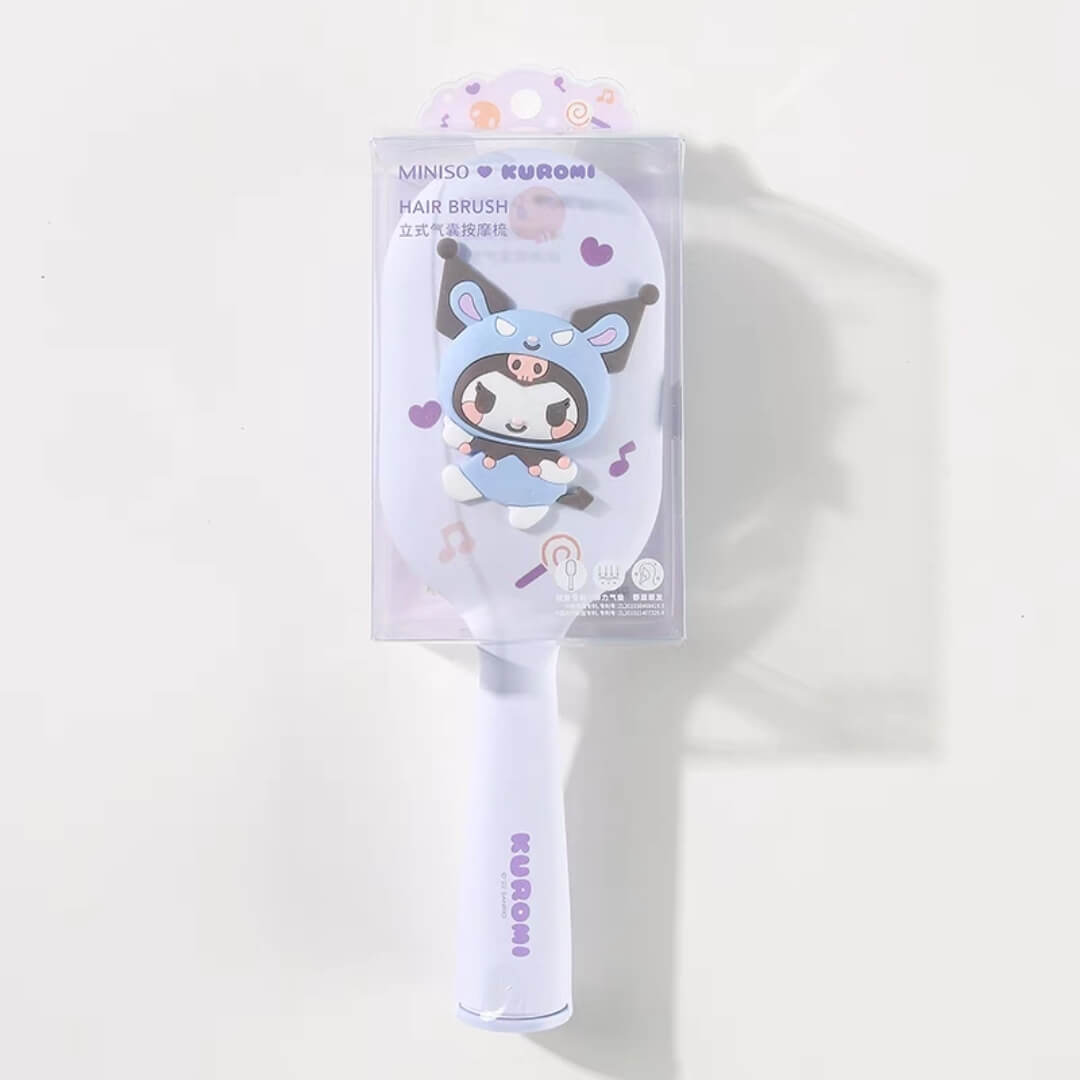 kuromi paddle hairbrush 3d series
