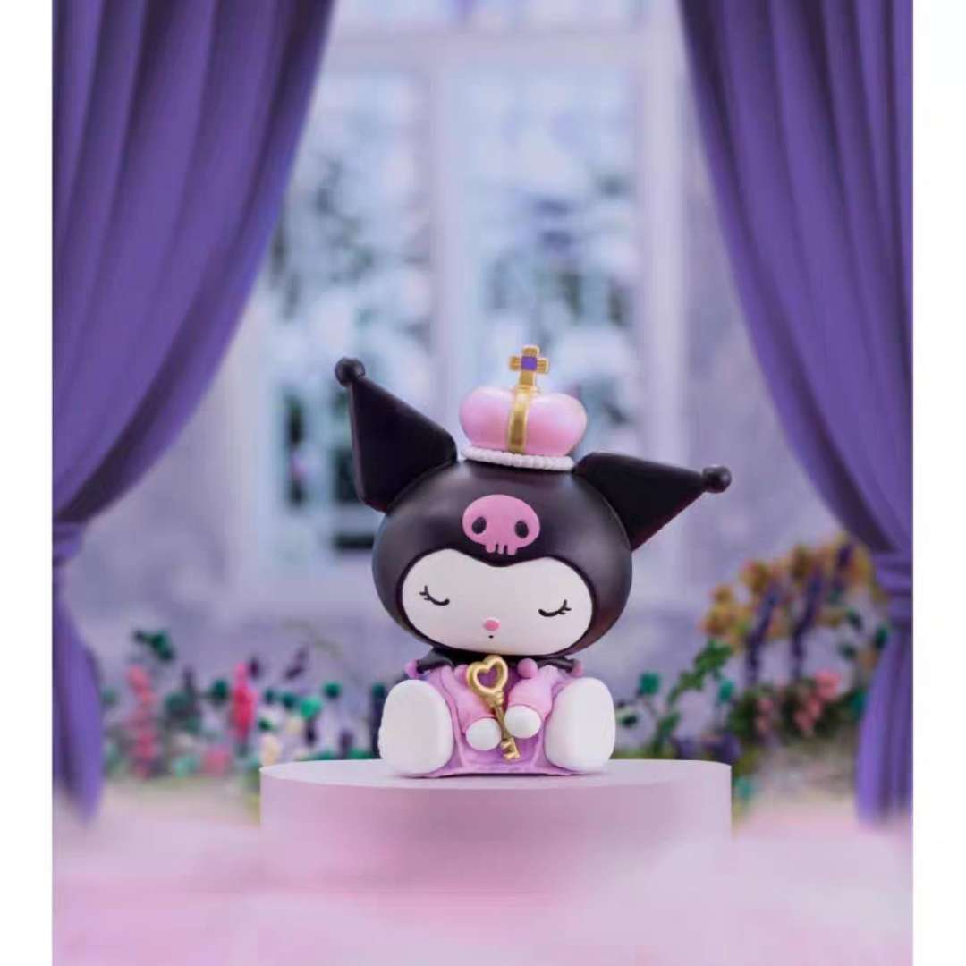 kuromi party crown key blind box toy figure