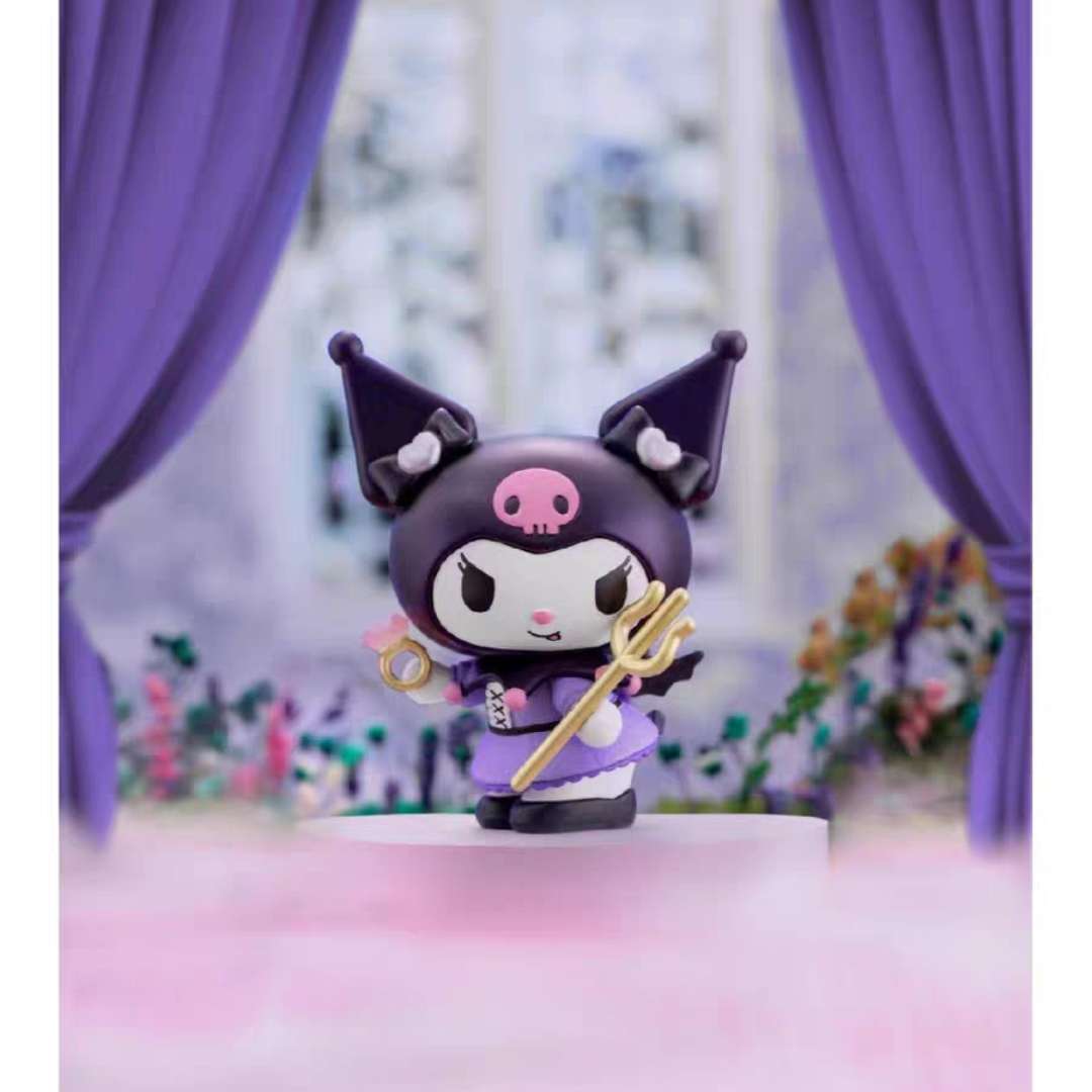 kuromi party diamond ring blind box toy figure