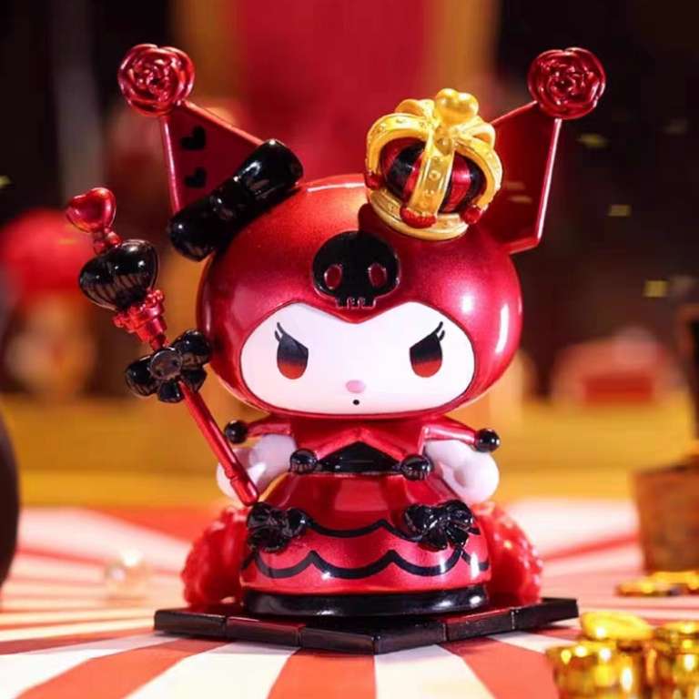 kuromi poker queen carvnial style figure