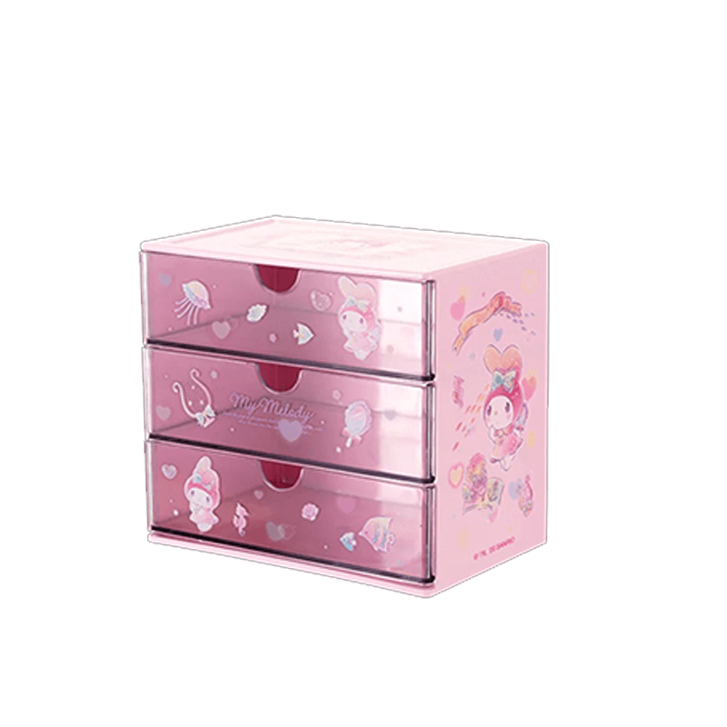 my melody mini plastic drawer