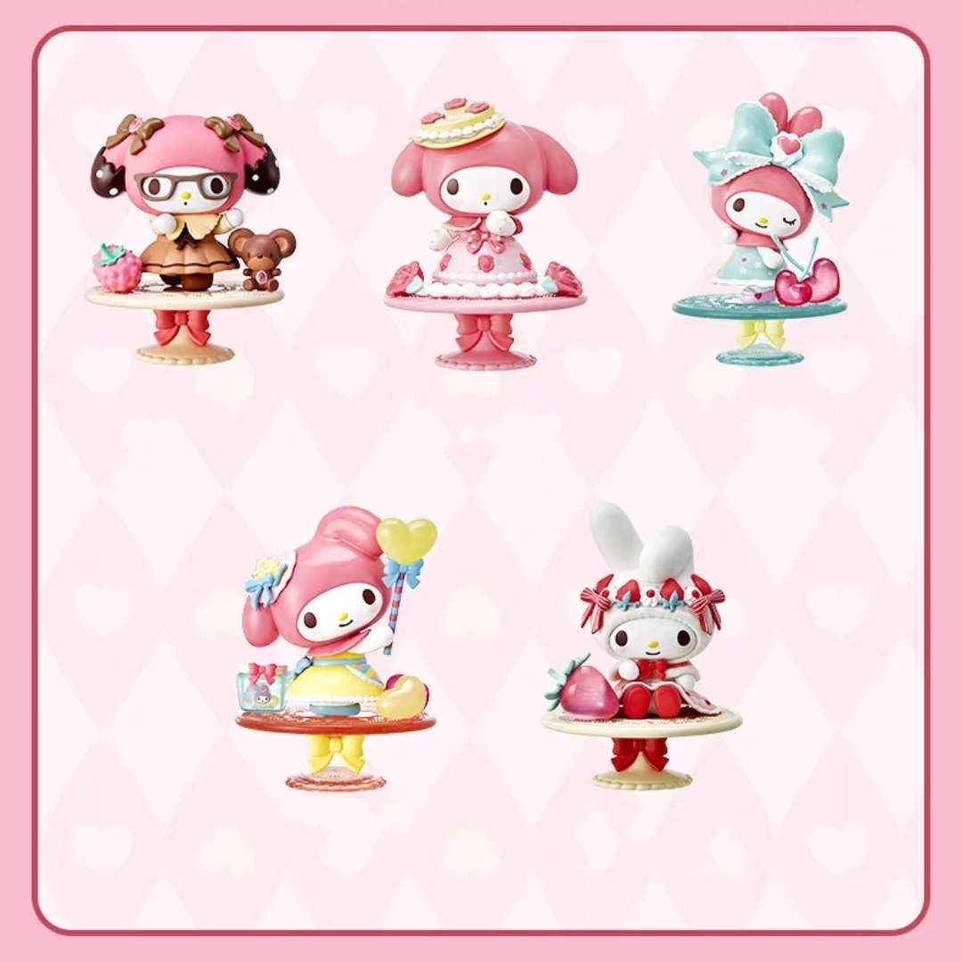 my melody sweet desserts blind box toy figures