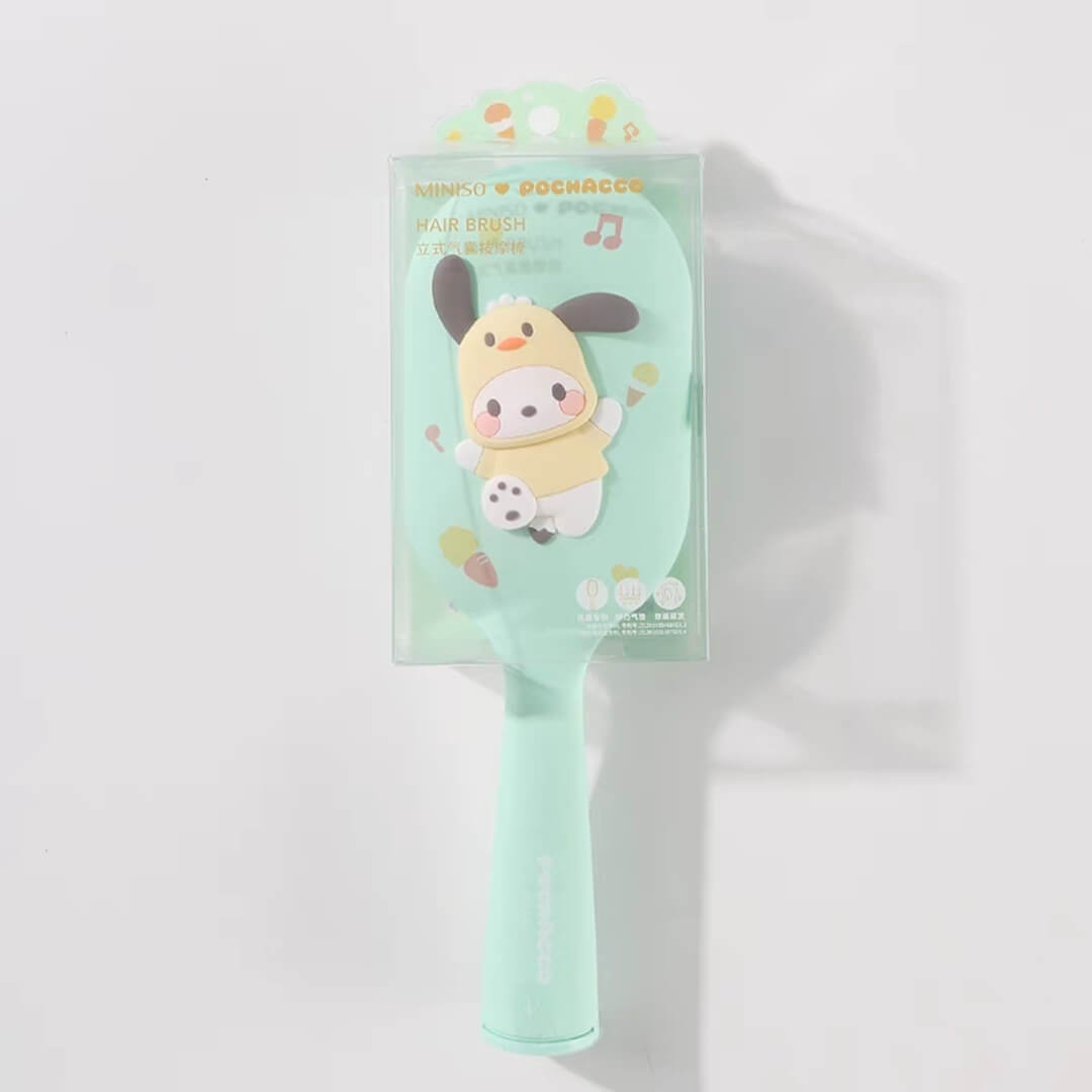 pochacco paddle hairbrush 3d series