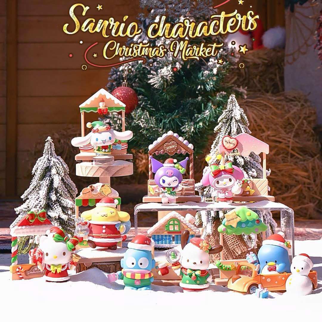 sanrio christmas market celebration blind box figure