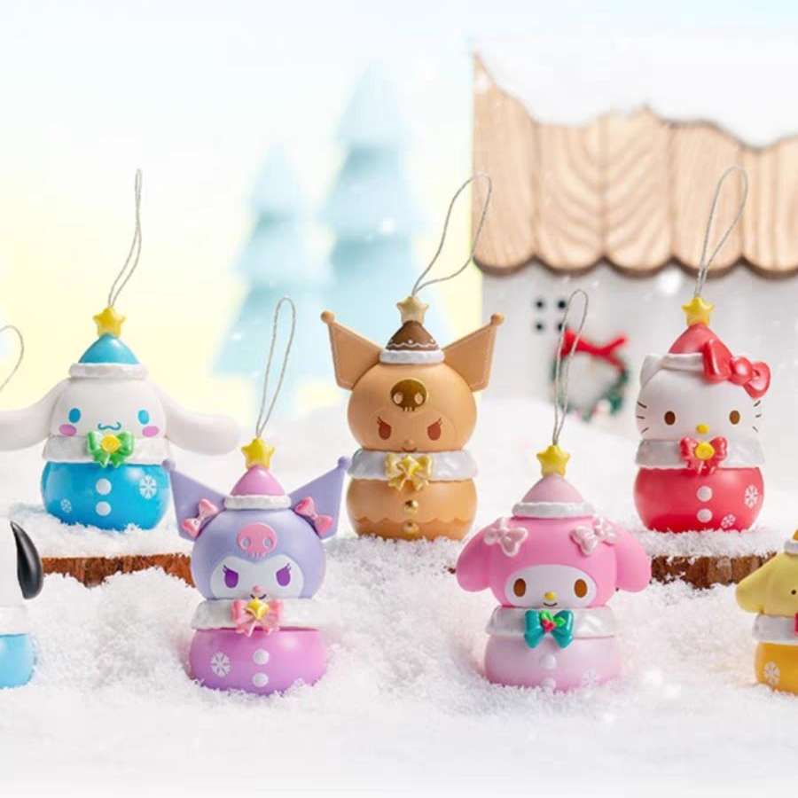 sanrio christmas tree balls decoration blind box figures