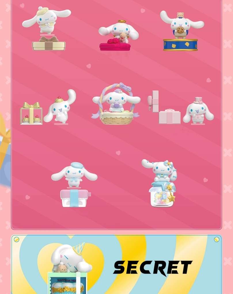 sanrio cinnamoroll sweets desserts gifts blind box figures toys