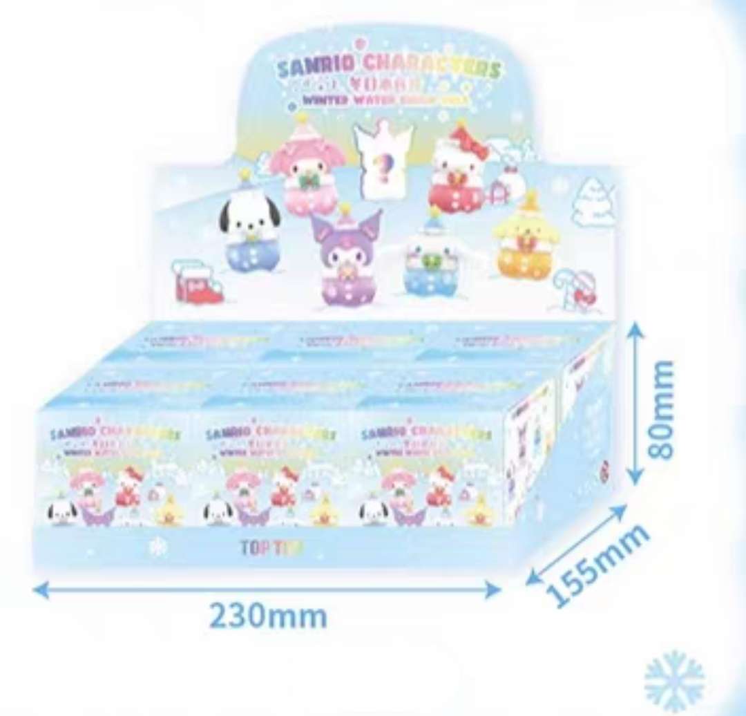 sanrio kawaii xmas tree decoration blindbox figure ornaments 6 set