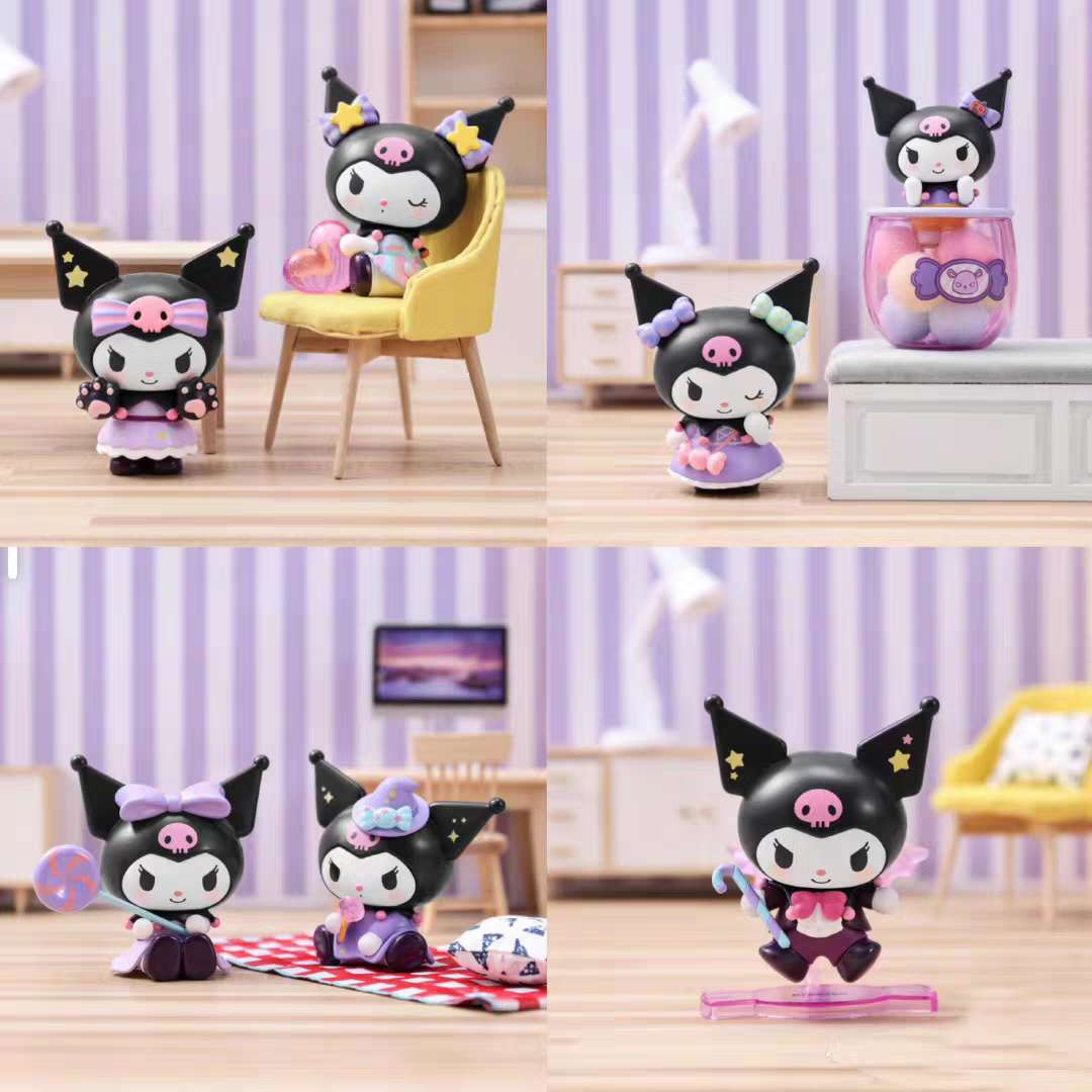 sanrio kuromi blind box figure little sweet devil